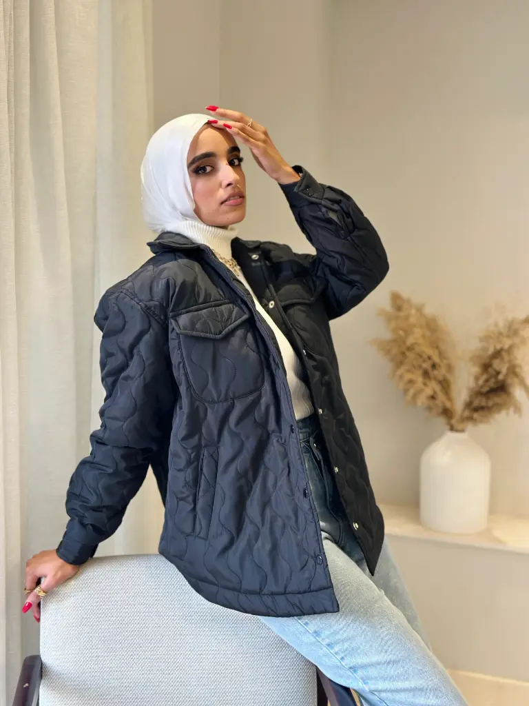 Oversized quilted  jacket